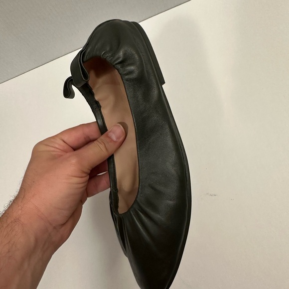 Cole Haan Soft Leather Ballet Flat in Dark Green Size 8.0 - Picture 3 of 12